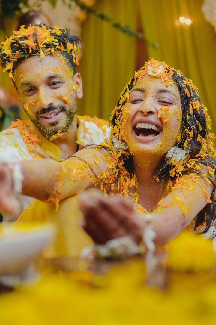 Haldi ceremony celebration